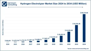Read more about the article Hydrogen Electrolyzer Market Size, Research, Demand & Forecast by 2034